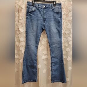 &Denim Mini Flare Size 12 Women's Jeans